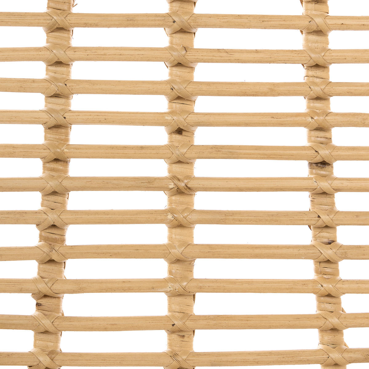 ÉTKEZŐSZÉK 2 darabos Szett Rattan Természetes Taos - natúr, természetes anyagok (56/82/55cm) - Beliani