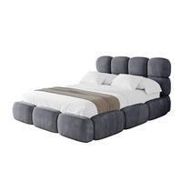 POLSTERBETT mit Bettkasten und Lattenrost, Bett mit Matratze H3/H4 - NOMA 120x200 Dunkelgrau - Dunkelgrau, Holzwerkstoff/Textil (120/200cm) - ALTDECOR