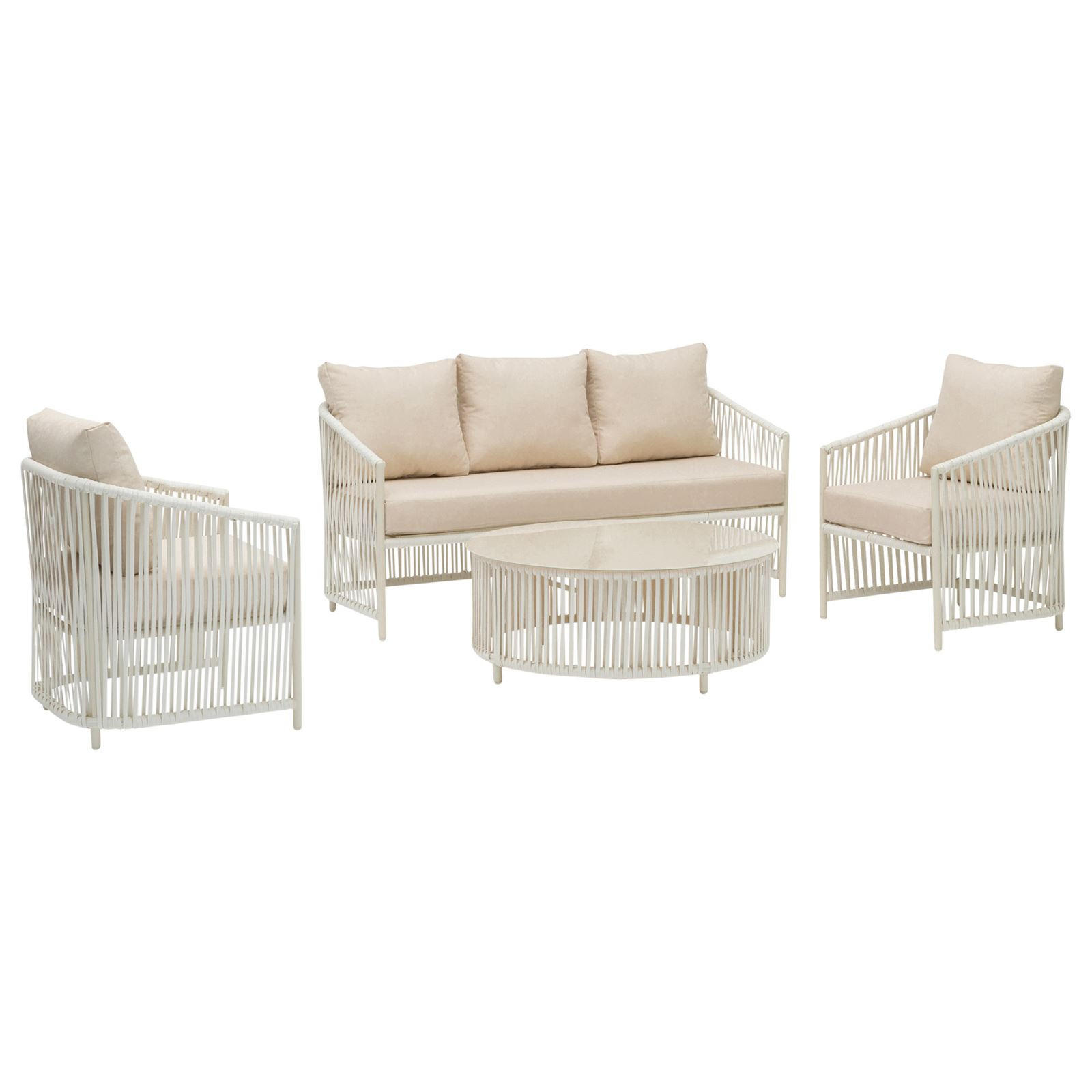 OUTDOOR SOFA KULO - Beige, Textil - IDIMEX