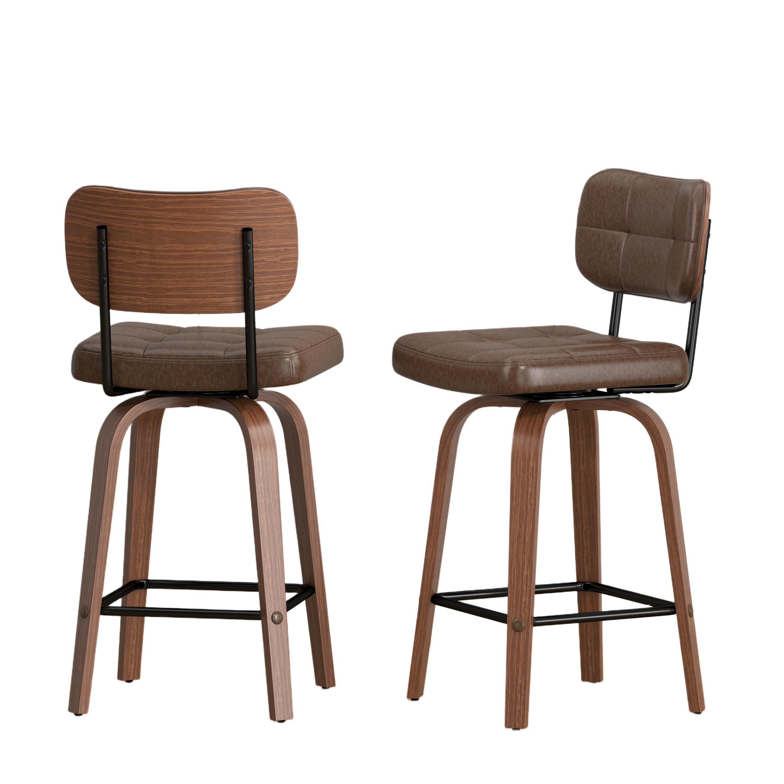 Urban Meuble Barhocker Walnuss 44x94x49 cm