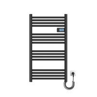 HEIZKÖRPER Elektrischer Handtuchhalter Schwarz 96/54/4,3 cm - Schwarz, Metall (54/96/4.3cm) - EMKE
