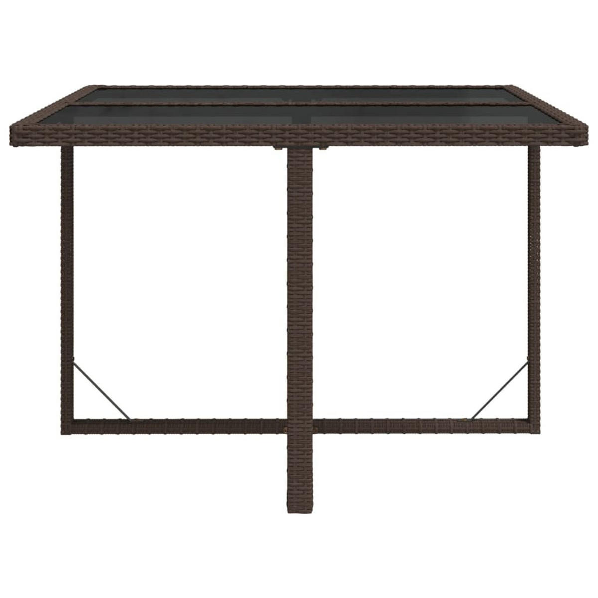 GARTENTISCH Tischmund 107/74/109 cm - Hellbraun, Naturmaterialien (109/107/74cm) - ZMH