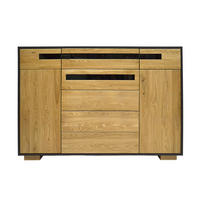 KOMMODE aus Holz mit Schubladen 150 cm breit LAGOS - Eichefarben, Holz (150/100/40cm) - Rawood Furniture