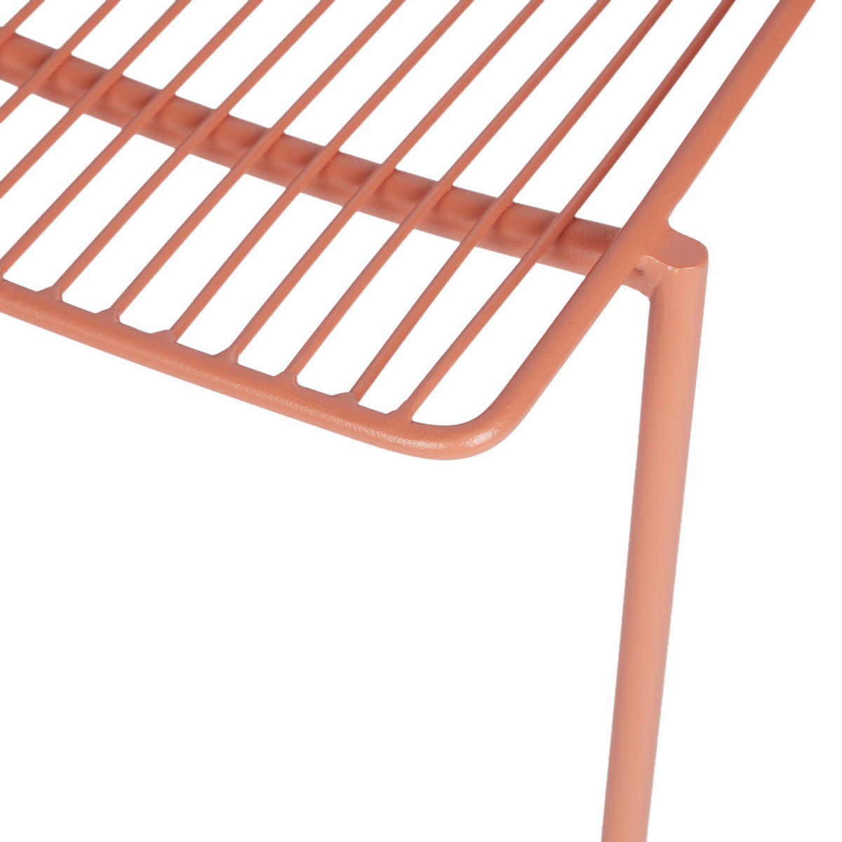 STAPELSTUHL (2er-Set) Jill - Rot, Metall (48/80/55cm) - Butlers