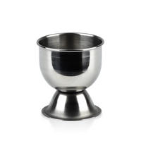 EIERBECHER Basic Kitchen Silber 5/5/4.5 cm Metall - Silberfarben, Metall (5/4.5/5cm) - Mondex