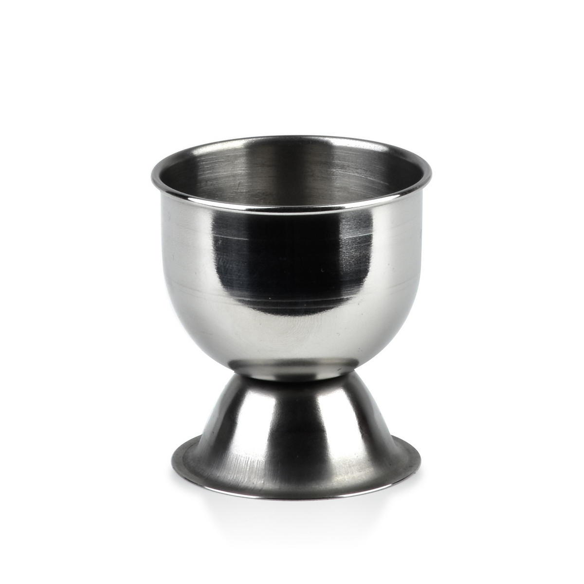 EIERBECHER Basic Kitchen Silber 5/5/4.5 cm Metall - Silberfarben, Metall (5/4.5/5cm) - Mondex