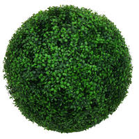 KÜNSTLICHER BUSCH Grün - Grün, Kunststoff (55cm) - MCW