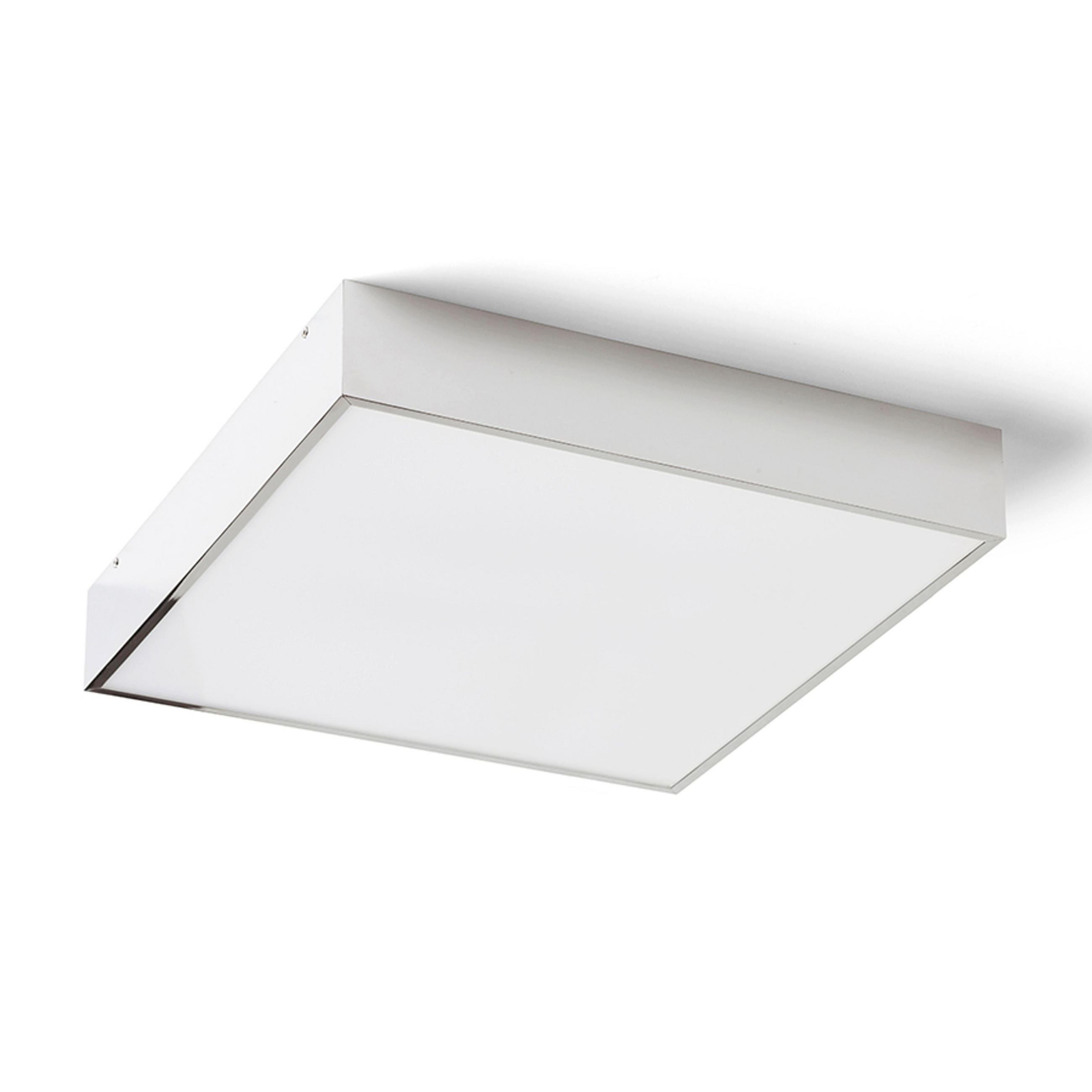 DECKENLEUCHTE MERANO LED 35 Chrom 24 W IP44 - Chromfarben, Metall (35/35/6cm) - Rendl