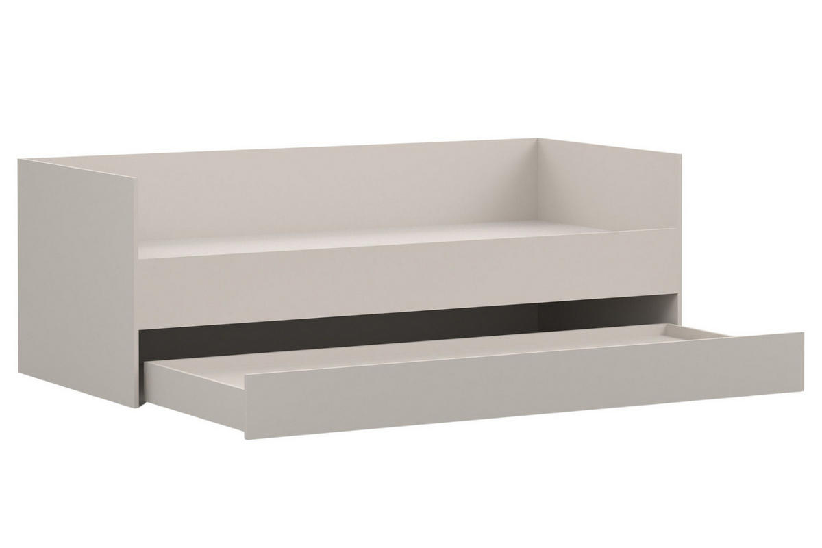AUSZIEHBETT SIMO 90/200 cm in Kaschmir - Kaschmir, Holzwerkstoff (90/200cm) - Deine Möbel 24