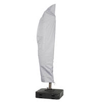 SCHUTZHÜLLE für Ampelschirm Gestell gebogen SHP-60003 - Grau, Kunststoff (70/265/265cm) - mehr Garten