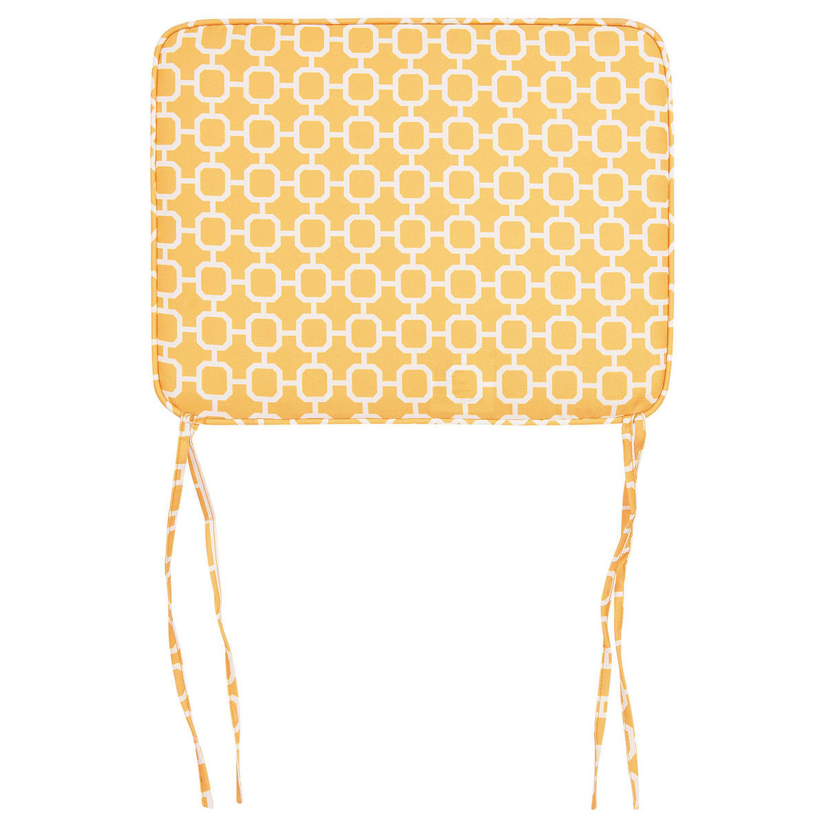 SITZKISSEN Gelb 29/38 cm Fiji - Gelb, Textil (38/5/29cm) - Beliani