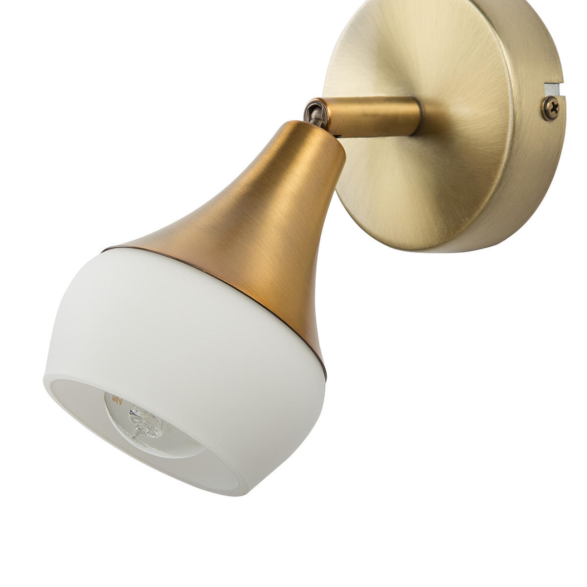 WANDLEUCHTE Antler 14/7/14 cm - Goldfarben, Metall (7/14/14cm) - Beliani