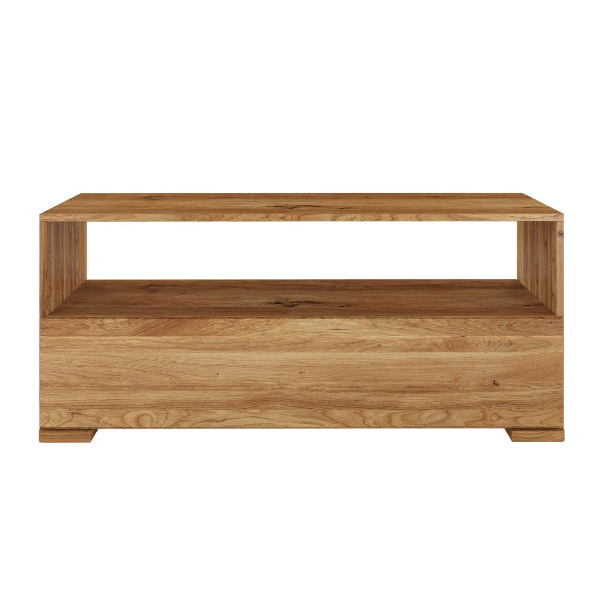 MASSIVHOLZ-TV-SCHRANK Sandema, Eiche - lackiert, Naturfarben - Eichefarben, Eichenholz/Holz (120/51.5/44.8cm) - Visby