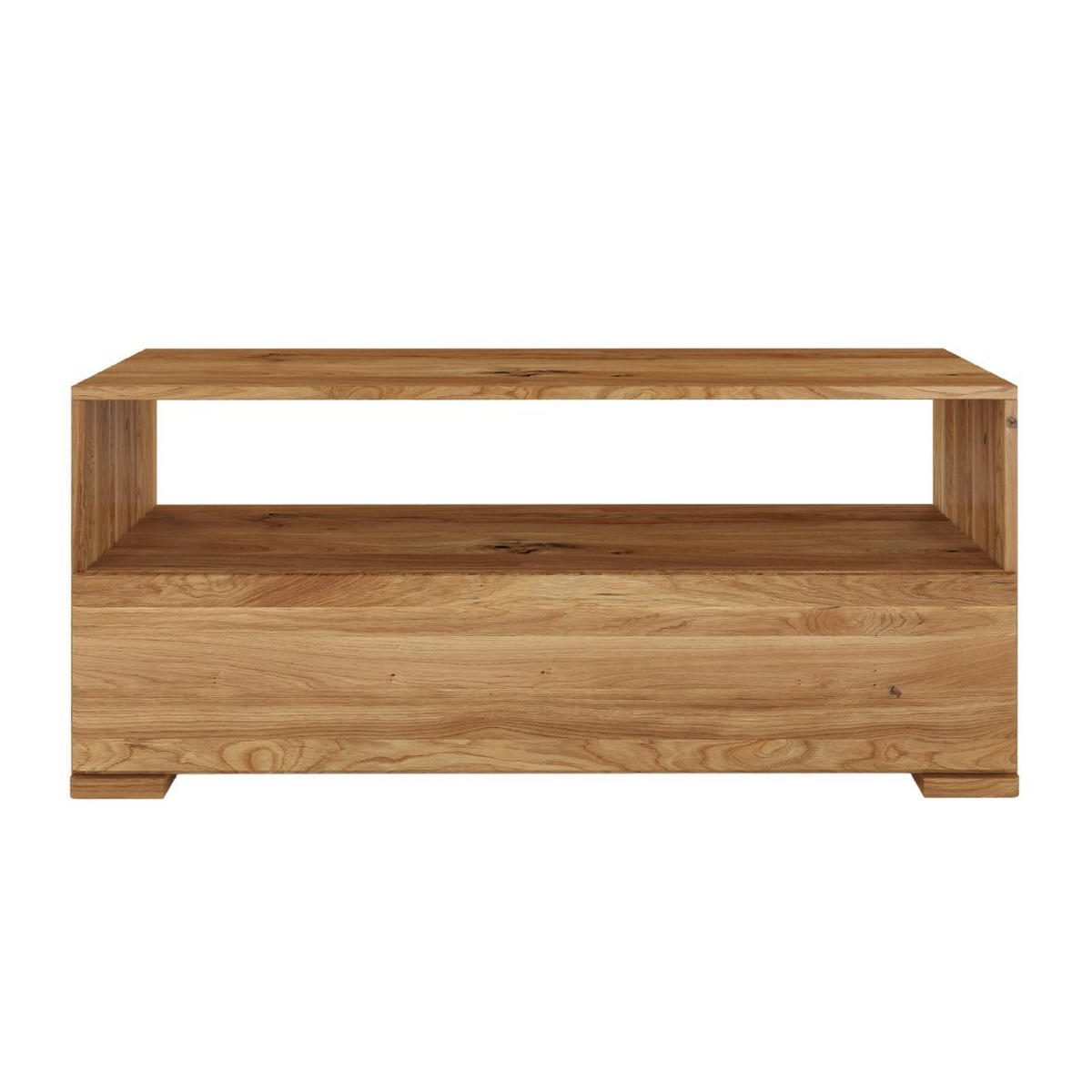 MASSIVHOLZ-TV-SCHRANK Sandema, Eiche - lackiert, Naturfarben - Eichefarben, Eichenholz/Holz (120/51.5/44.8cm) - Visby