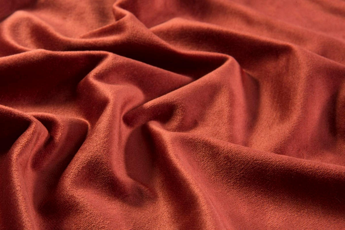 KISSENHÜLLE Samt Uni - Rotbraun, Textil (40/40cm) - Magma Heimtexx