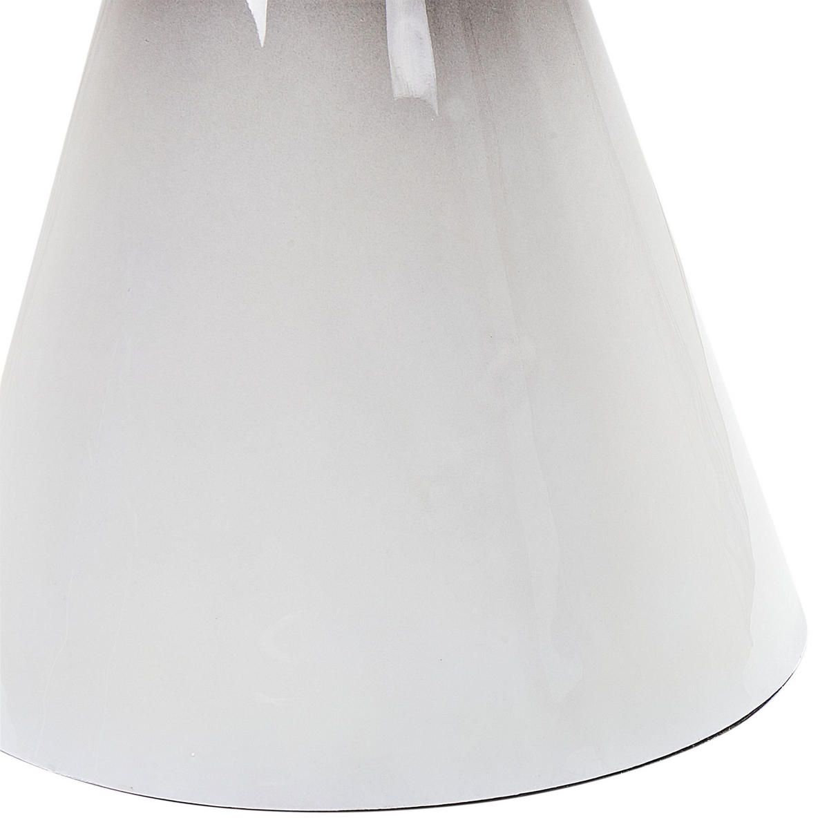 BEISTELLTISCH Metall schwarz-weiß rund 30 cm Tibito - Schwarz/Weiß, Metall (30/30/45cm) - Beliani