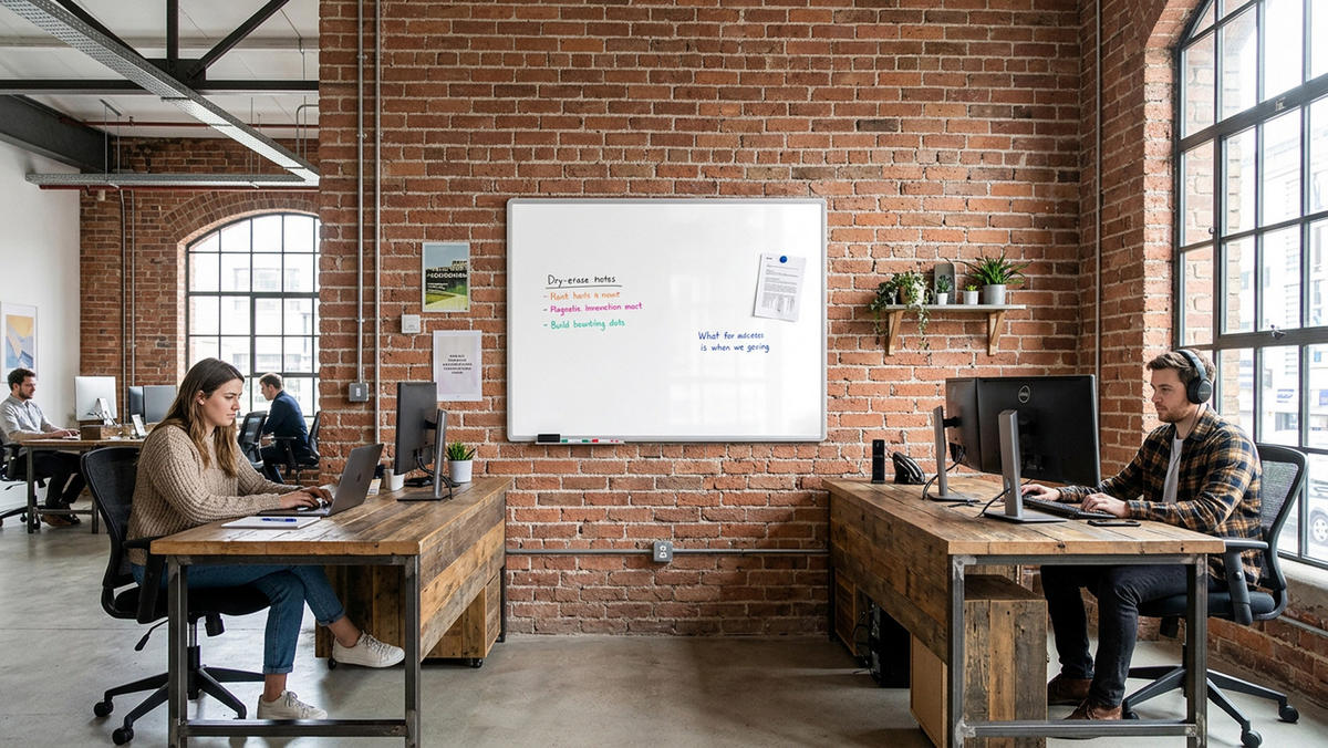WHITEBOARD - EXPO Alurahmen 120x90cm - Weiß, Metall (120/90/1.6cm) - ALLboards