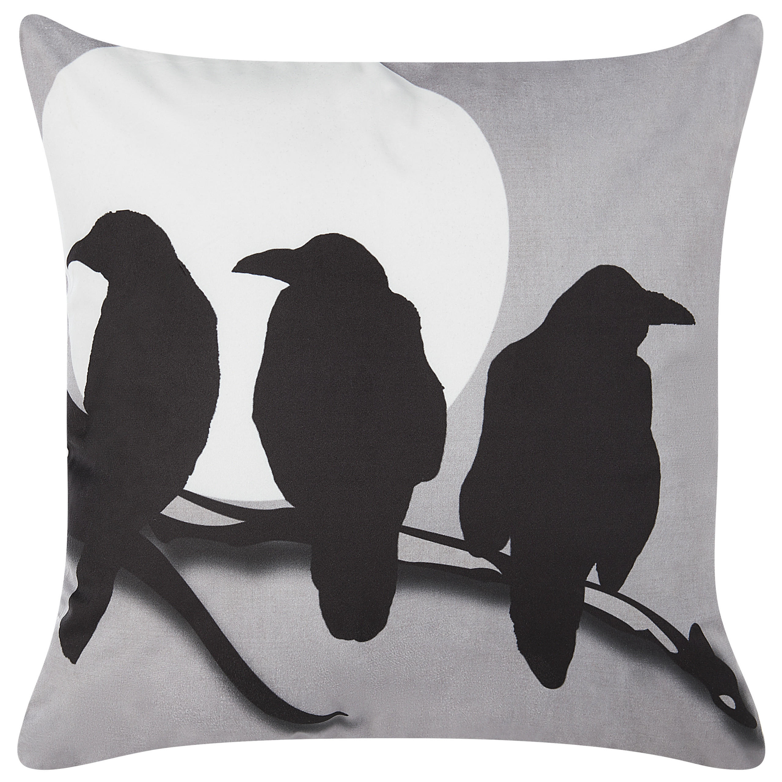 DEKOKISSEN 2er-Set Grau 45/45 cm Oradea - Grau, Textil (45/45cm) - Beliani