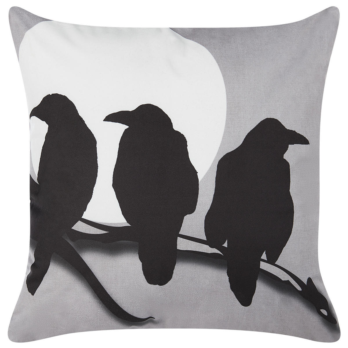 DEKOKISSEN 2er-Set Grau 45/45 cm Oradea - Grau, Textil (45/45cm) - Beliani