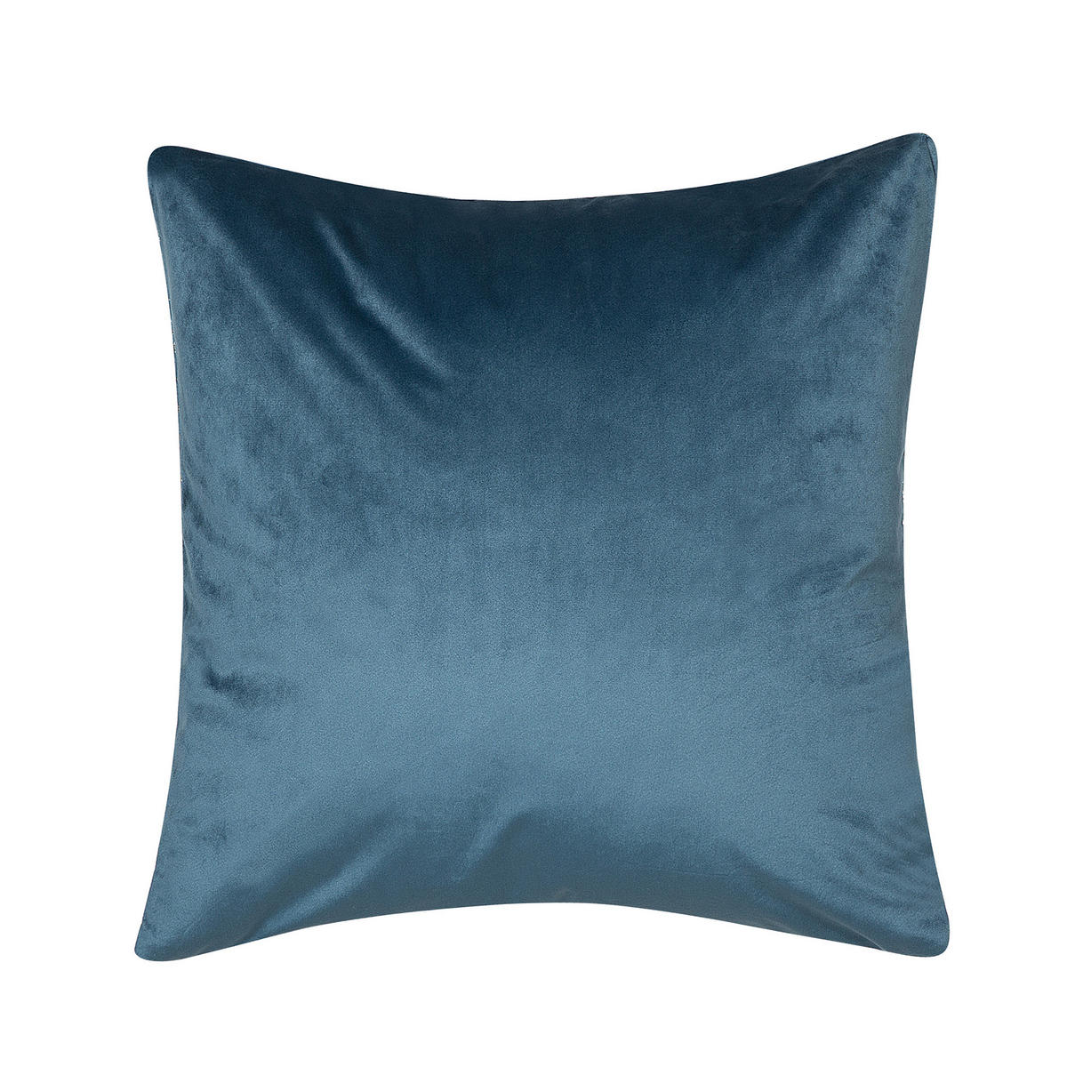 DEKOKISSEN 2er-Set Blau 45/45 cm Gardenia - Blau, Textil (45/45cm) - Beliani