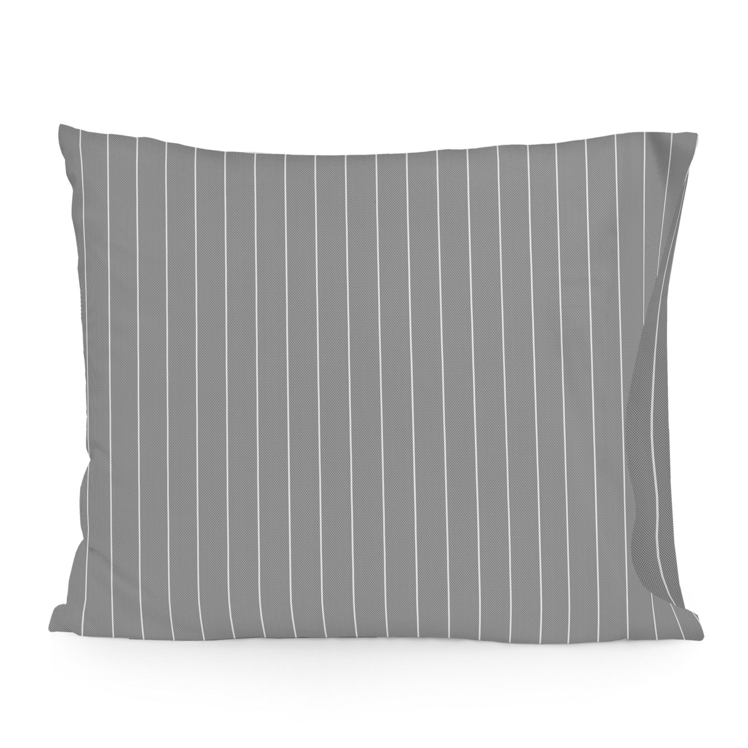 KISSENBEZUG oxford 60x70 cm grau - Grau, Textil (60/70cm) - Happy Friday