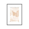 POSTER mit Rahmen Poster & Frame - Collection - Souviens Toi De L'amour - Schwarz/Naturfarben, Holz/Papier (30/40cm) - Poster&Frame