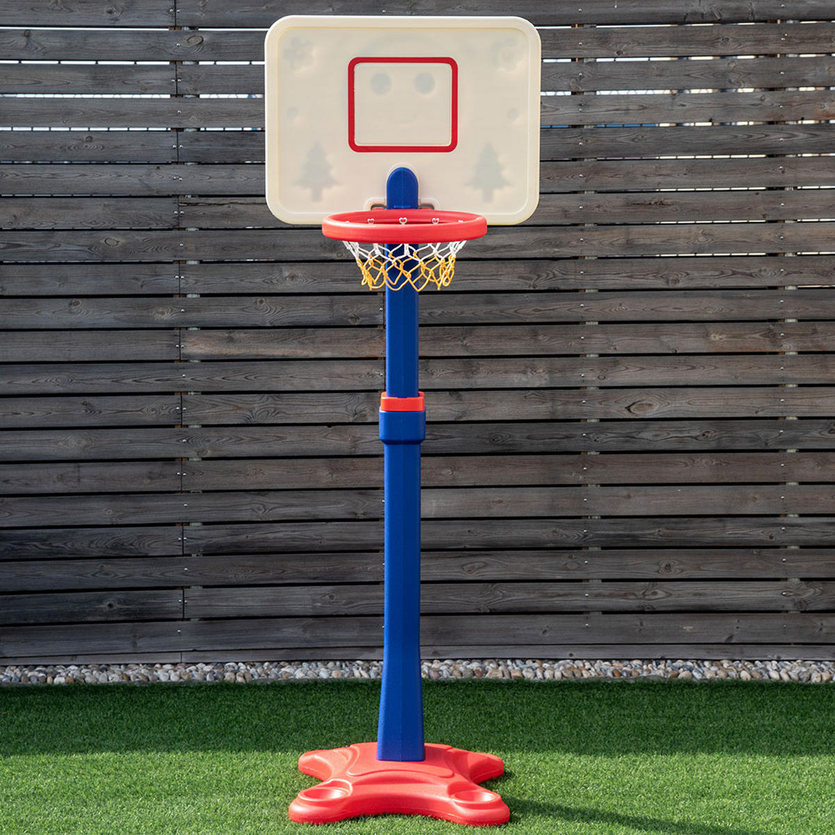 BASKETBALLKORB Multicolor - Multicolor, Kunststoff (85/65cm) - COSTWAY