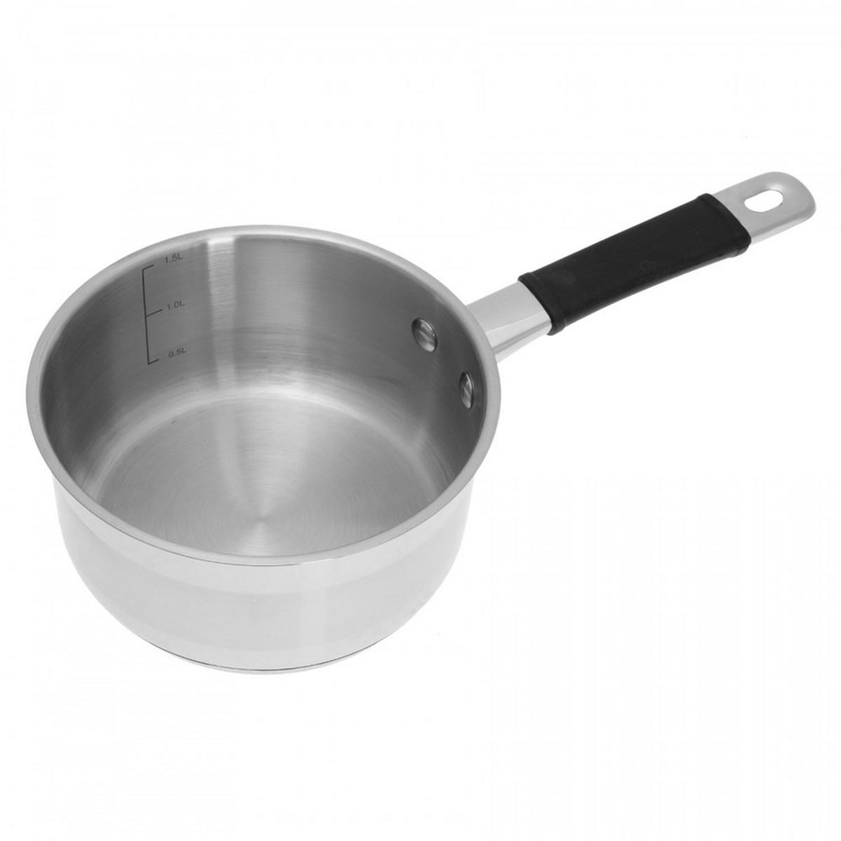 STIELTOPF Silber 16/16/8 cm KH1255 - Silberfarben, Kunststoff (16cm) - Kinghoff 