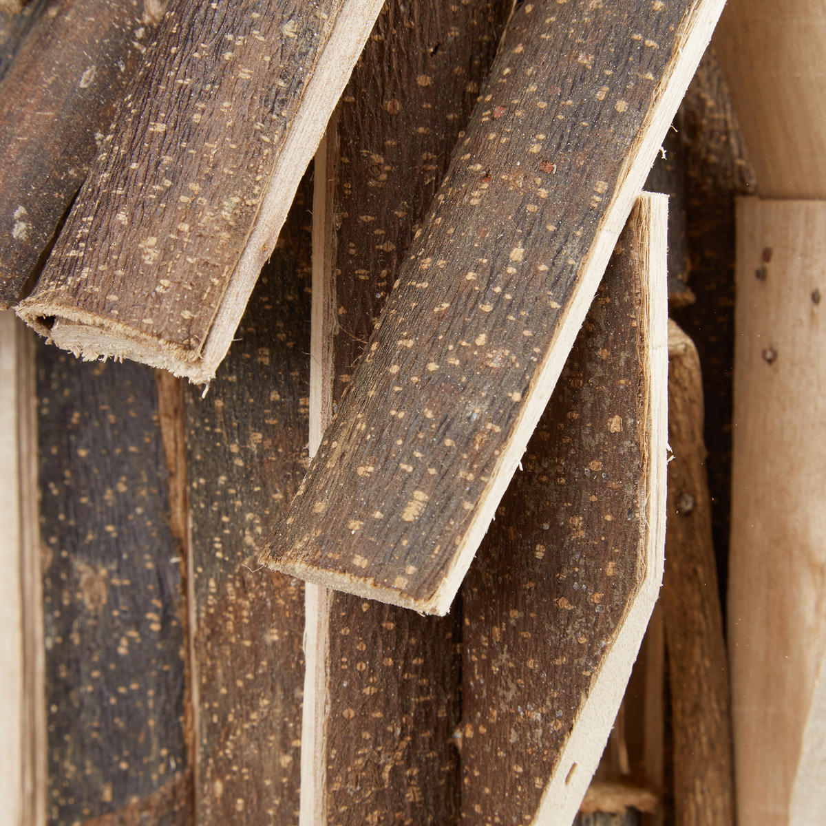 VOGELHAUS Deko - Braun, Holz (22/35/14cm) - Relaxdays