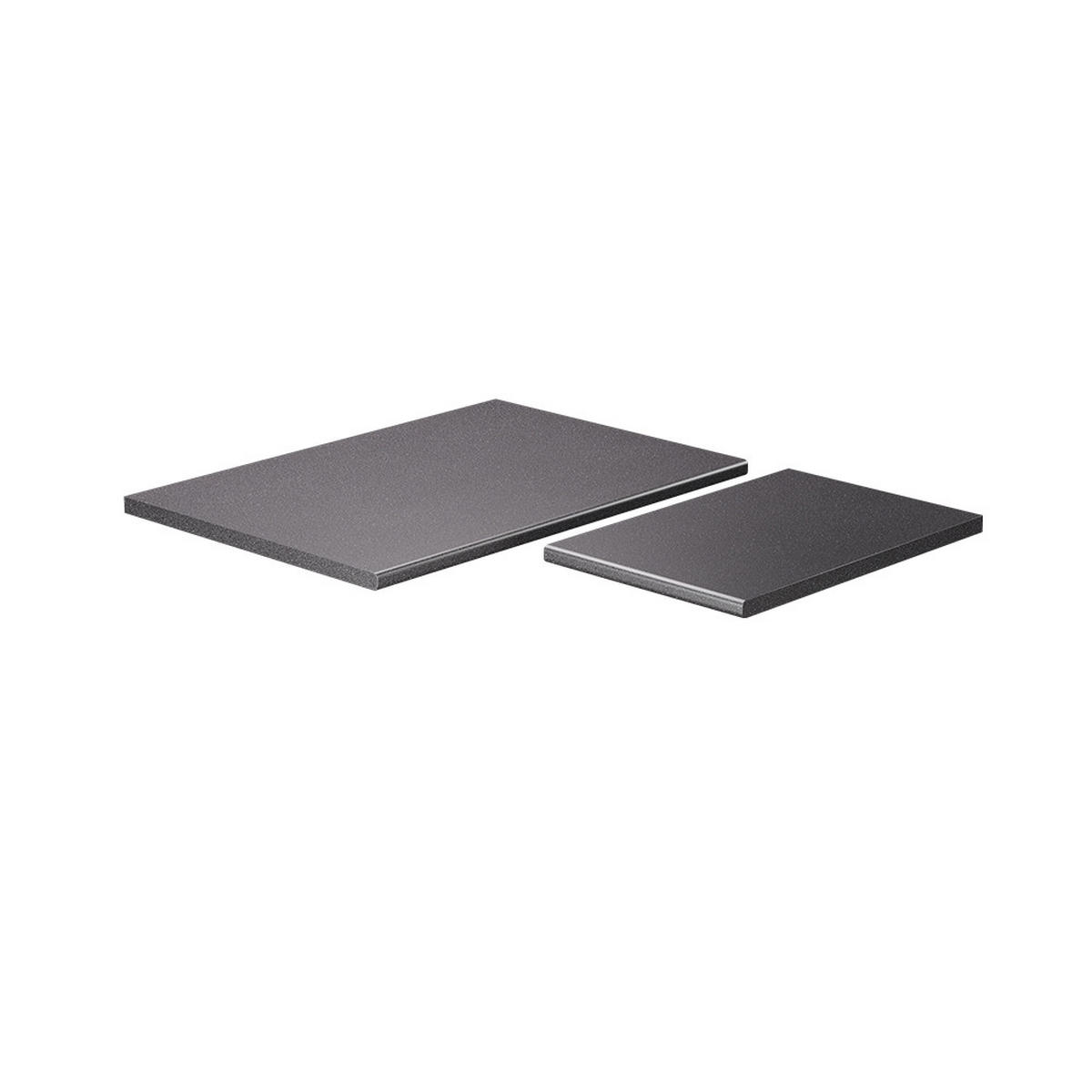 KÜCHENARBEITSPLATTE R-Line, Granit, 27 cm - Anthrazit, Holzwerkstoff (27/2.8/60cm) - Vicco