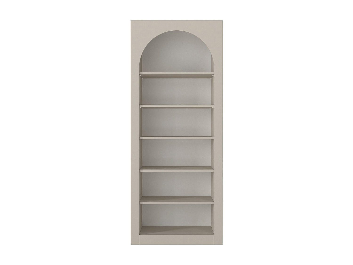 BÜCHERREGAL - 74 cm x 35 cm - holz - beige Cymora - Beige, Holz (74/180/35cm) - Vente-Unique