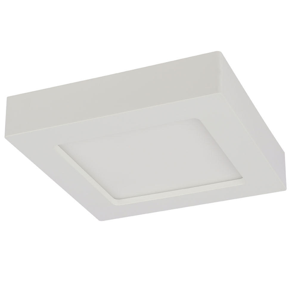 LED DECKENLEUCHTE Kunststoff Weiß - Weiß, Kunststoff (22.7/22.7/3.5cm)