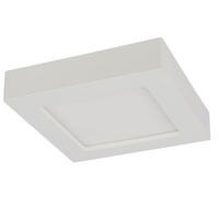 LED DECKENLEUCHTE Kunststoff Weiß - Weiß, Kunststoff (22.7/22.7/3.5cm)