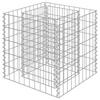 GABIONEN-HOCHBEET Verzinkter Stahl 50/50/50 Cm - Silberfarben, Metall (50/50/50cm) - vidaXL