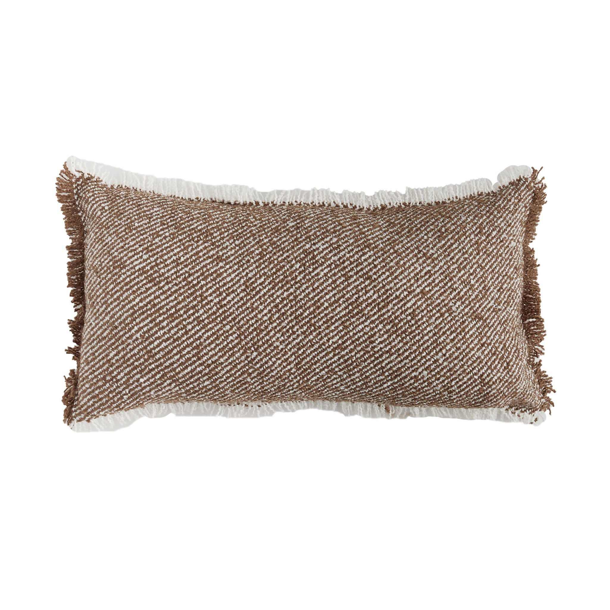 KISSENBEZUG Roiz - Dunkelbraun, Textil (30/58cm) - home&you