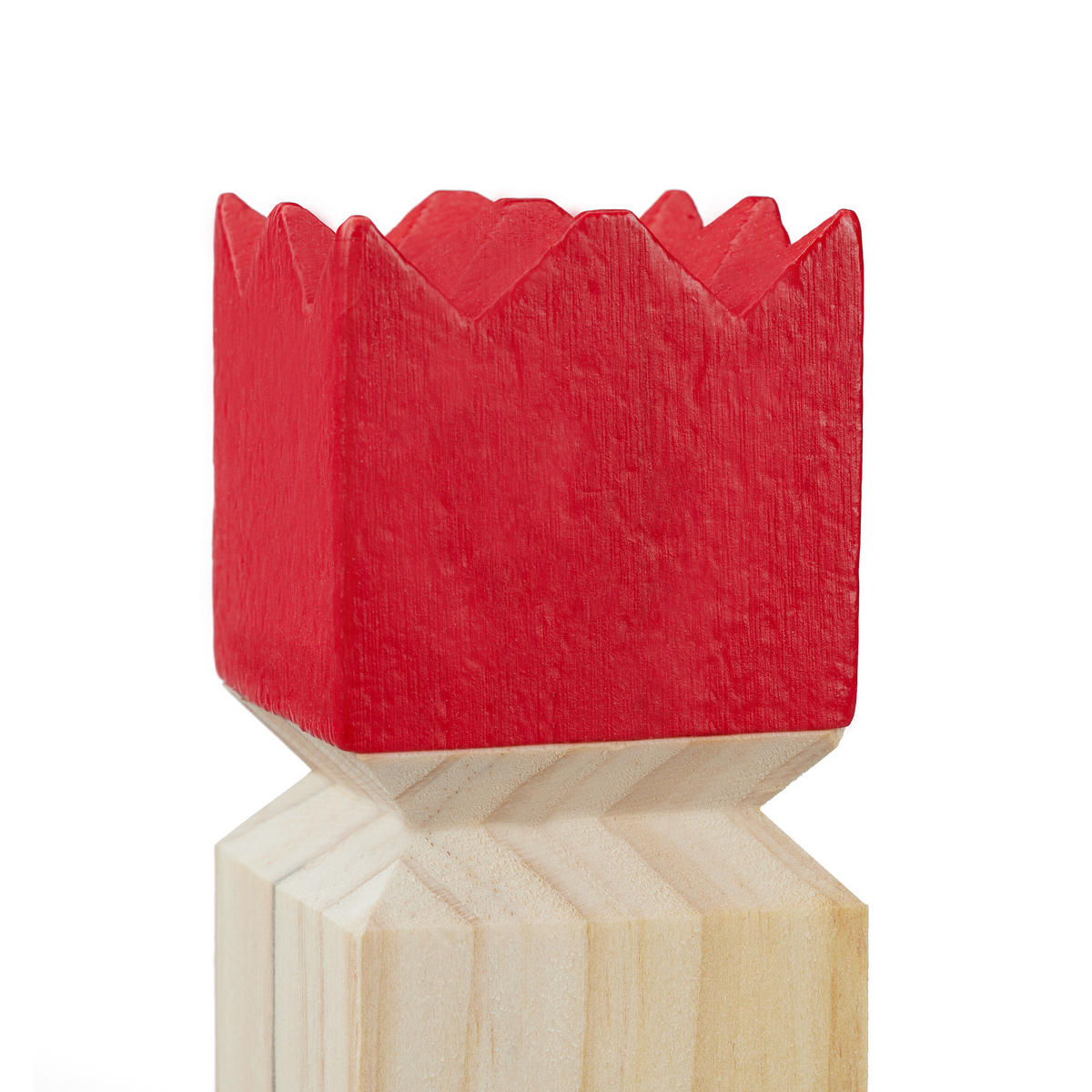 WIKINGERSPIEL Natur Rot 21-tlg. - Hellbraun, Holz (5/30cm) - Relaxdays