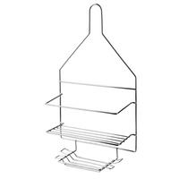 BADEZIMMERREGAL Carl 23/9,5/41,5cm Silber - Silberfarben, Metall (23/41.5/9.5cm) - Mondex