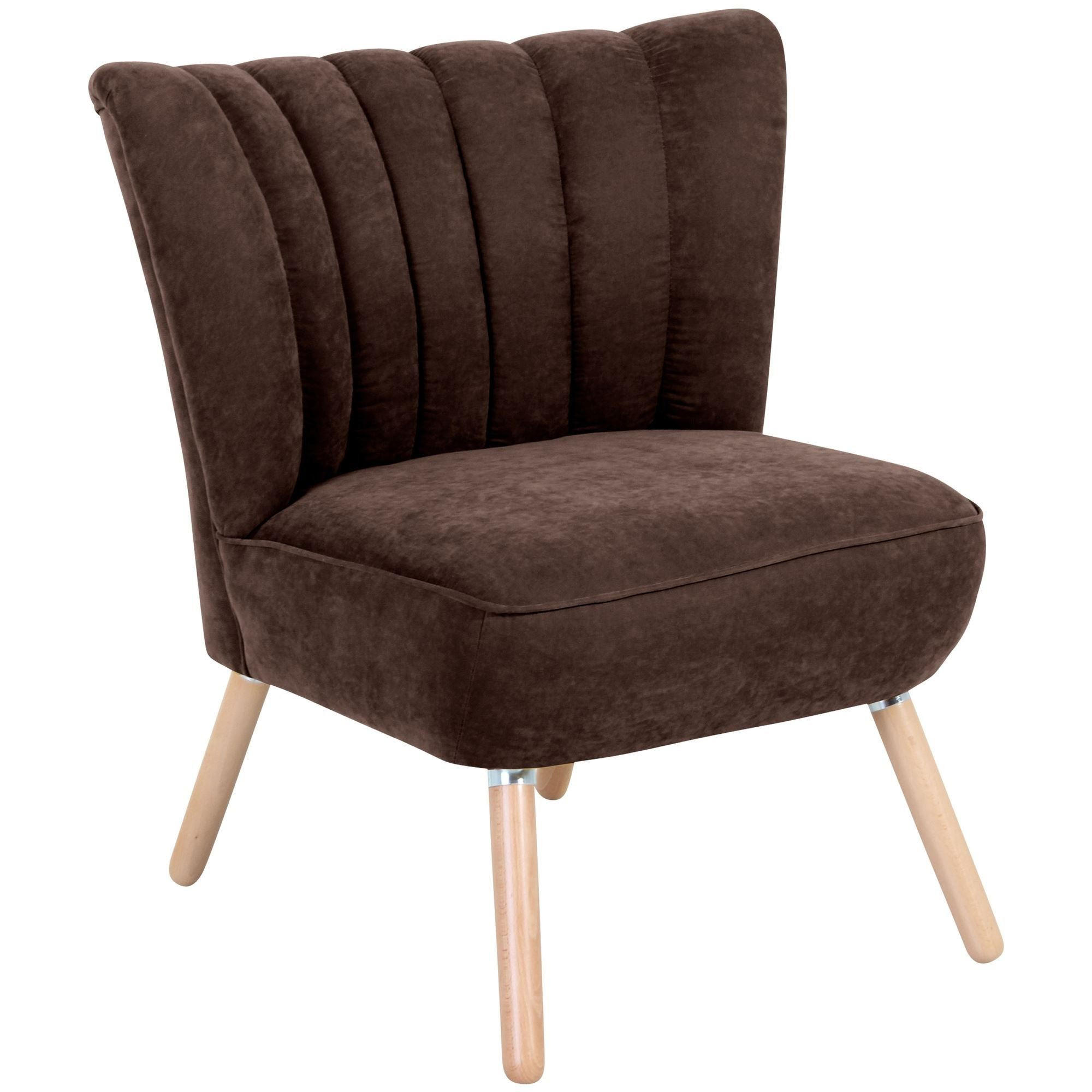 58aufmkessel Sessel Buche, Dunkelbraun 70x80x66 cm