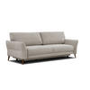 SOFA FIGARI 3-Sitzer mit Schlaffunktion, beige - Beige/Braun, Holz/Textil (232/90/107cm) - Courtois Laville
