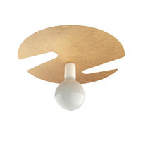 DECKENLEUCHTE Coast - Goldfarben, Metall (40/40/6cm) - Lumicom