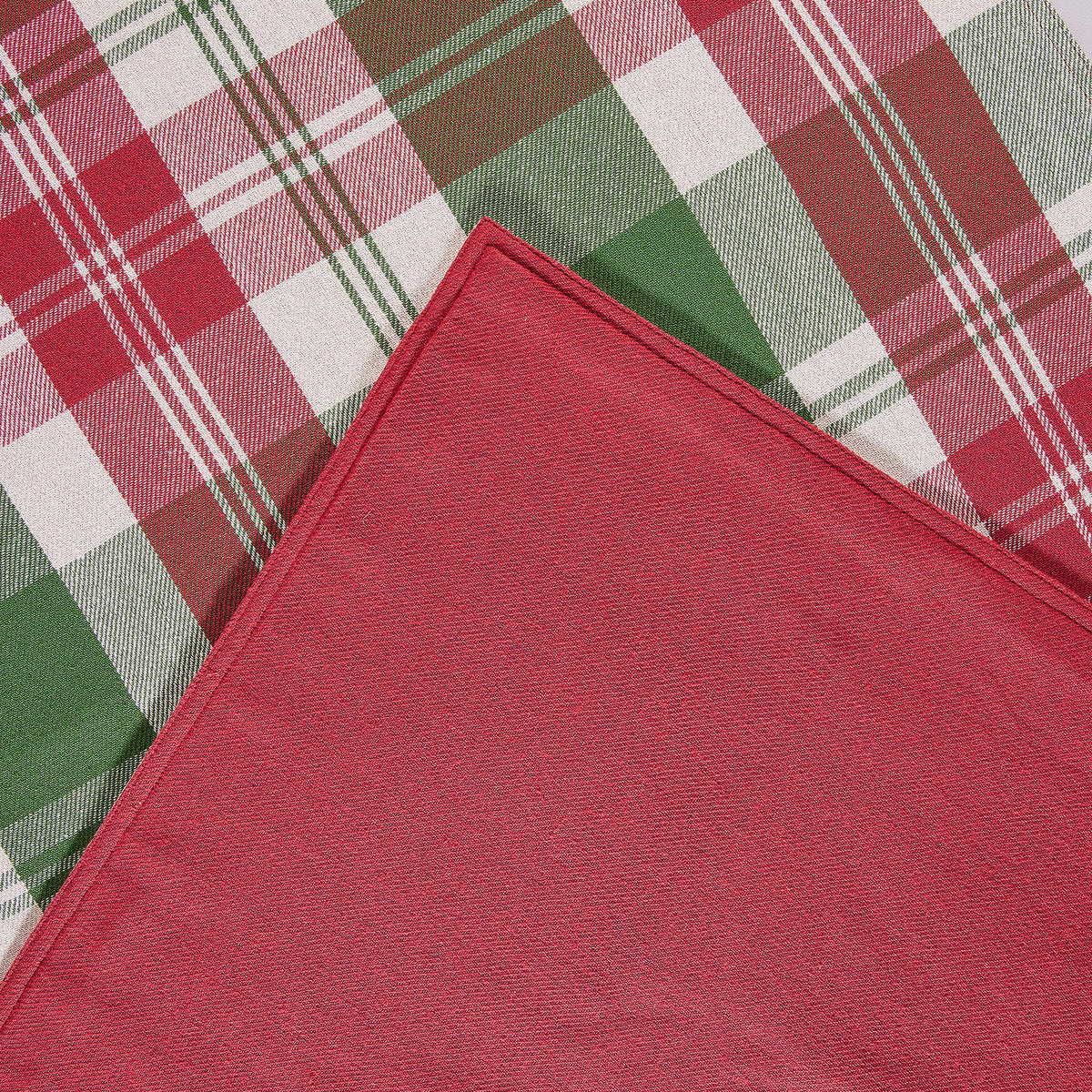 TISCHDECKE Highlands - Rot/Grün, Textil (50/160cm) - Butlers
