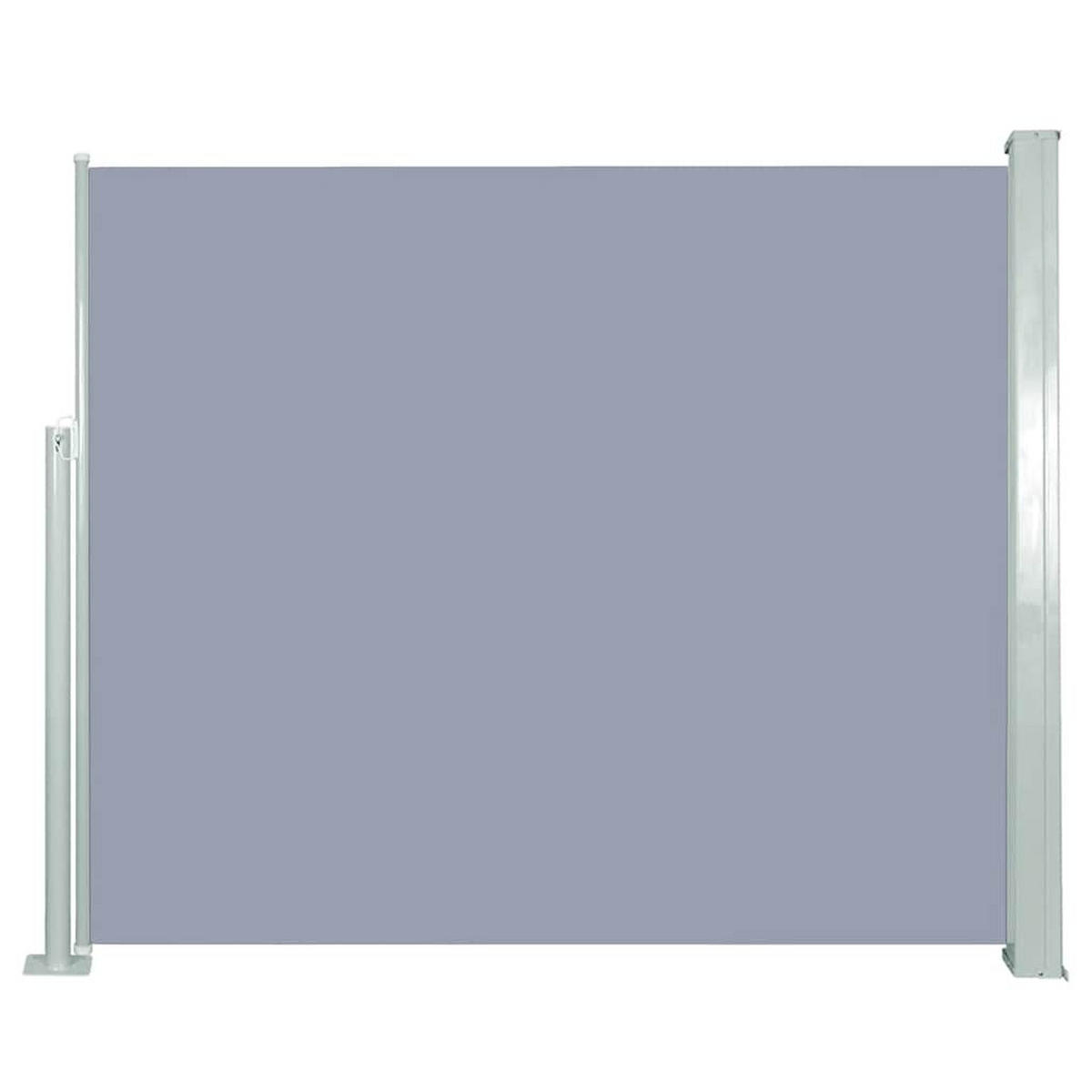 AUSZIEHBARE Seitenmarkise 120x300 cm Grau - Grau, Textil (3/120/300cm) - furnicato