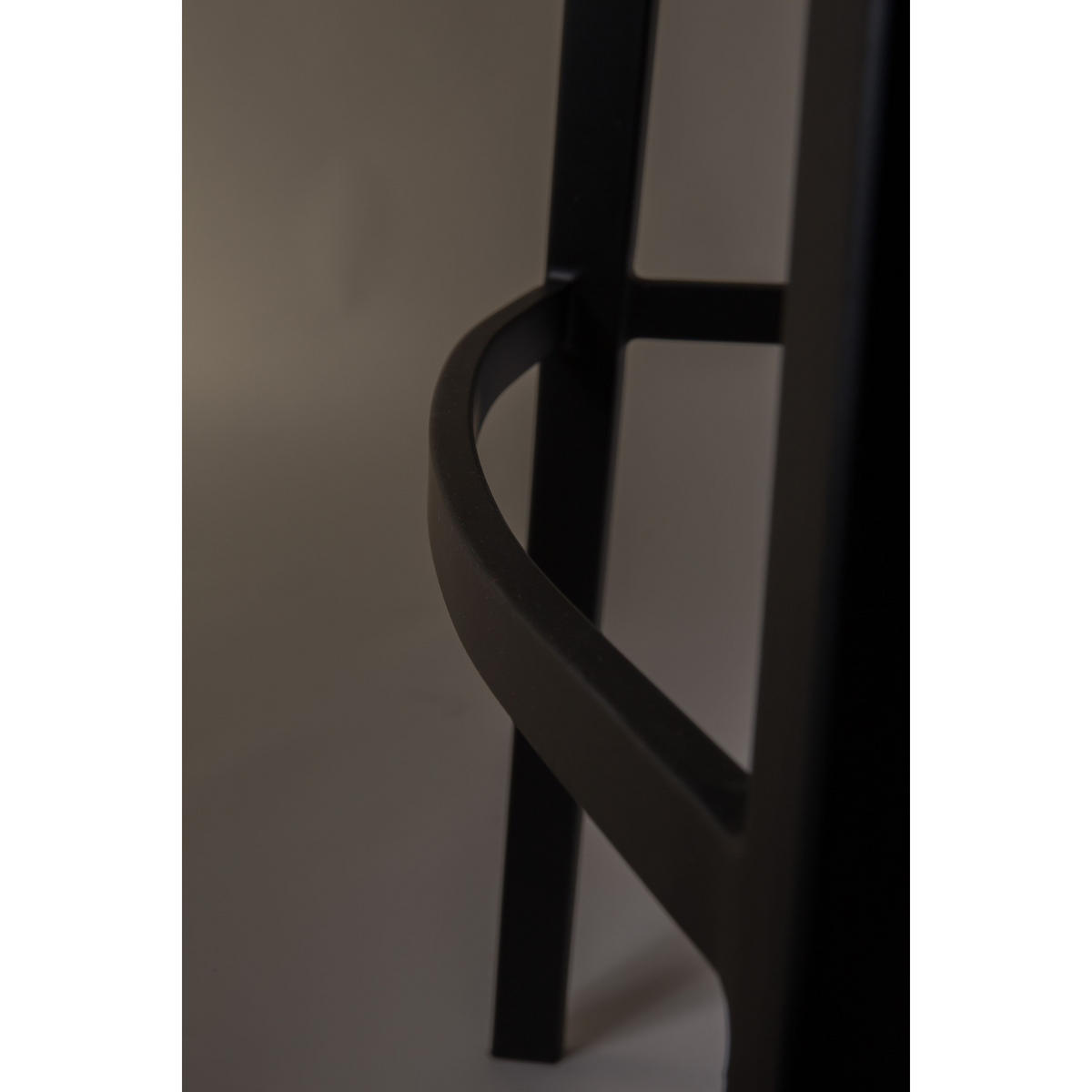 BARHOCKER Franky Rückenlehne 80 cm Schwarz - 2 er Set - Schwarz, Kunststoff (50/106/54cm) - Dutchbone