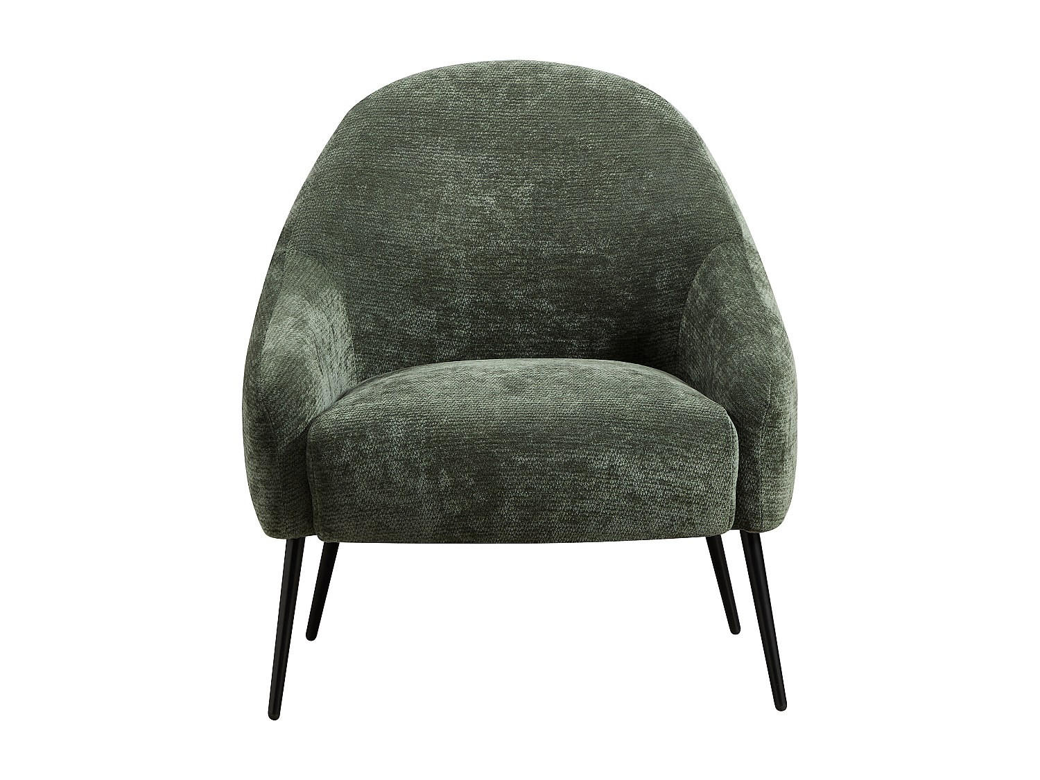 SESSEL mit gerader Rückenlehne - 1 Person - Stoff - Grün - - Grün, Textil (73.5/80/83cm) - Vente-Unique