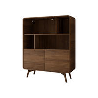 STANDREGAL Helion RG108 - Nussbaumfarben, Holz/Holzwerkstoff (108/130/39cm) - MIRJAN24