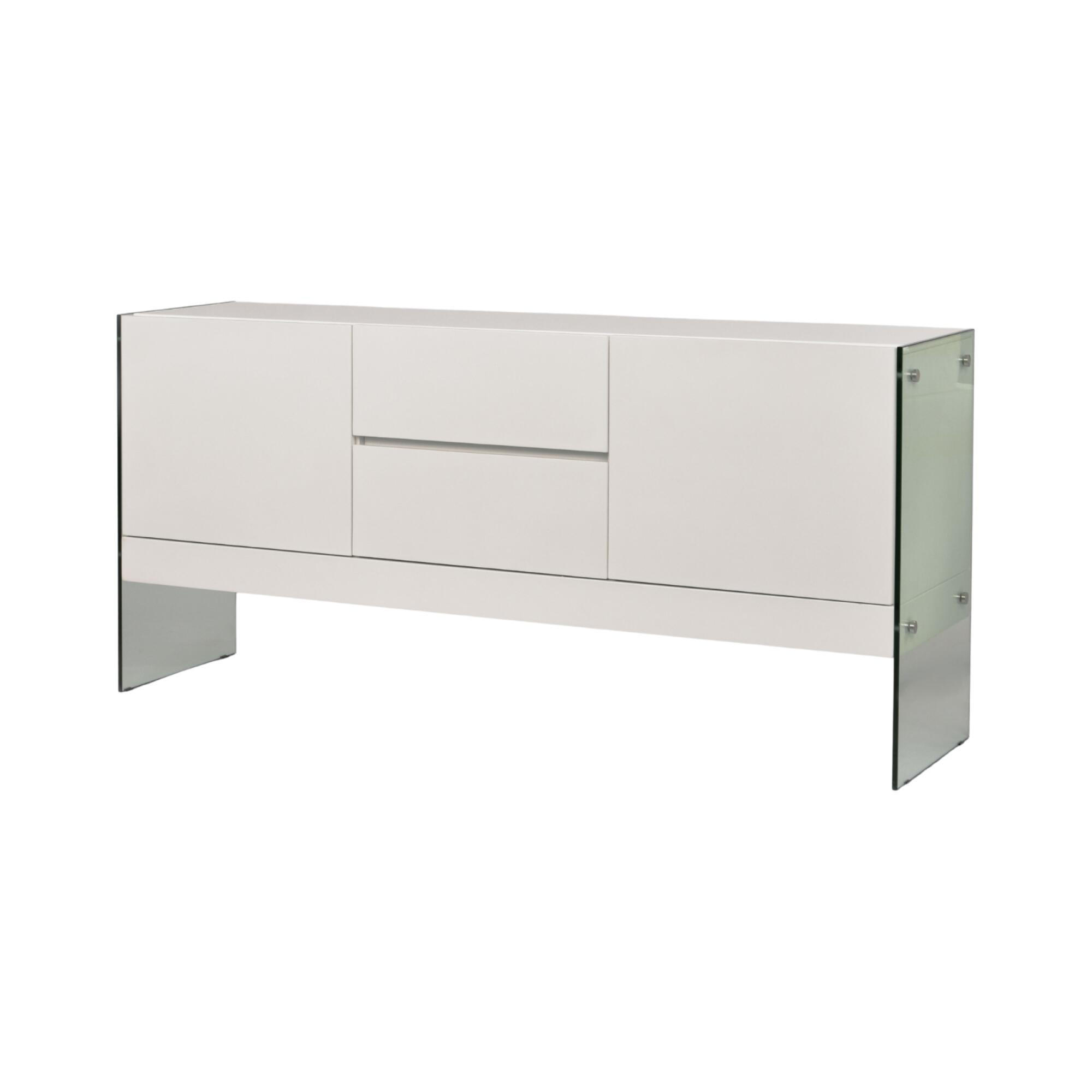 SIDEBOARD SOHO Weiß 180x45x85 cm - Weiß, Holzwerkstoff (180/85/45cm) - FURNLUX