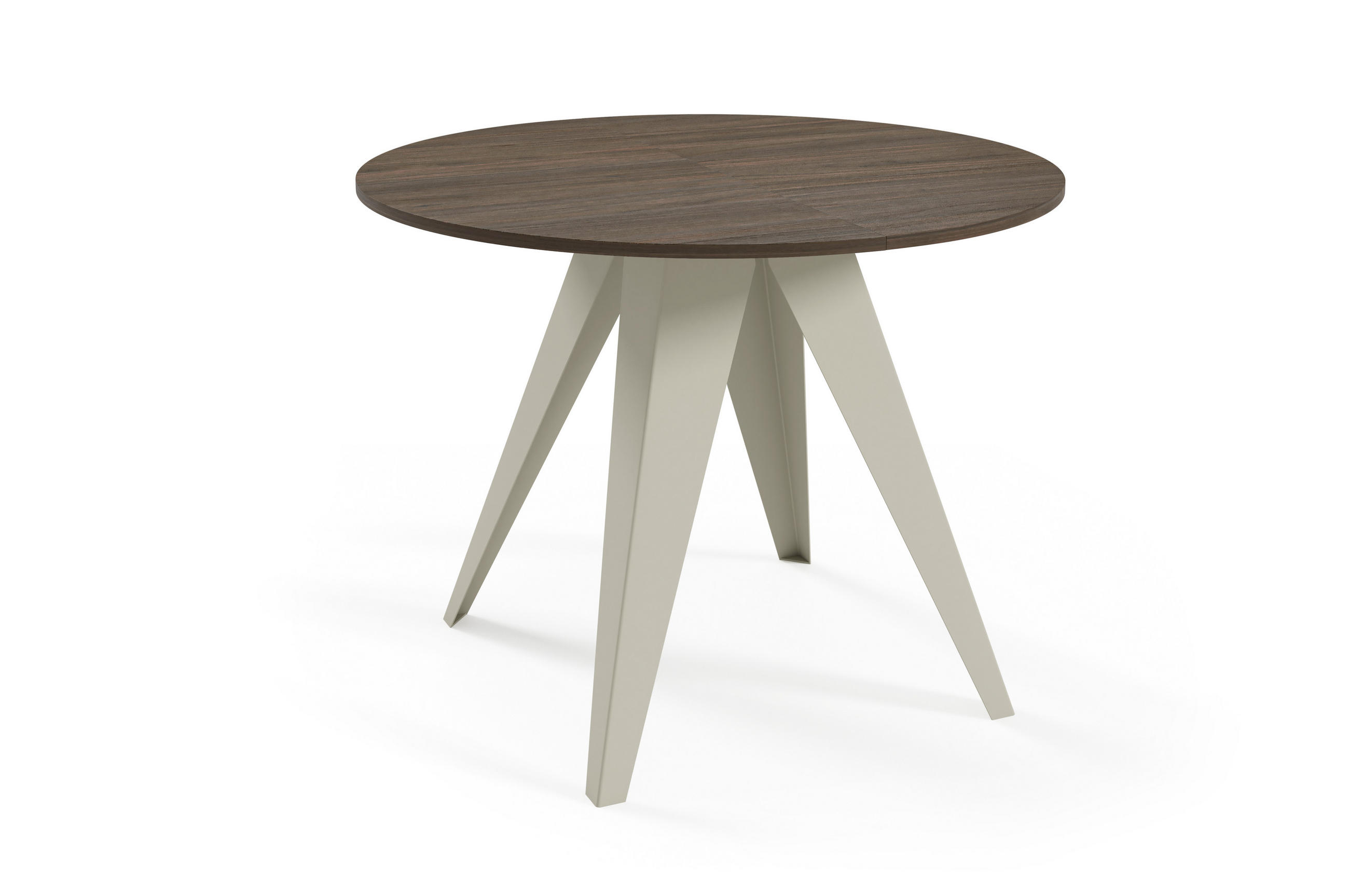 ESSTISCH Gerda - Kaschmir/Beige, Holzwerkstoff/Metall (90/90/76cm) - Meblini