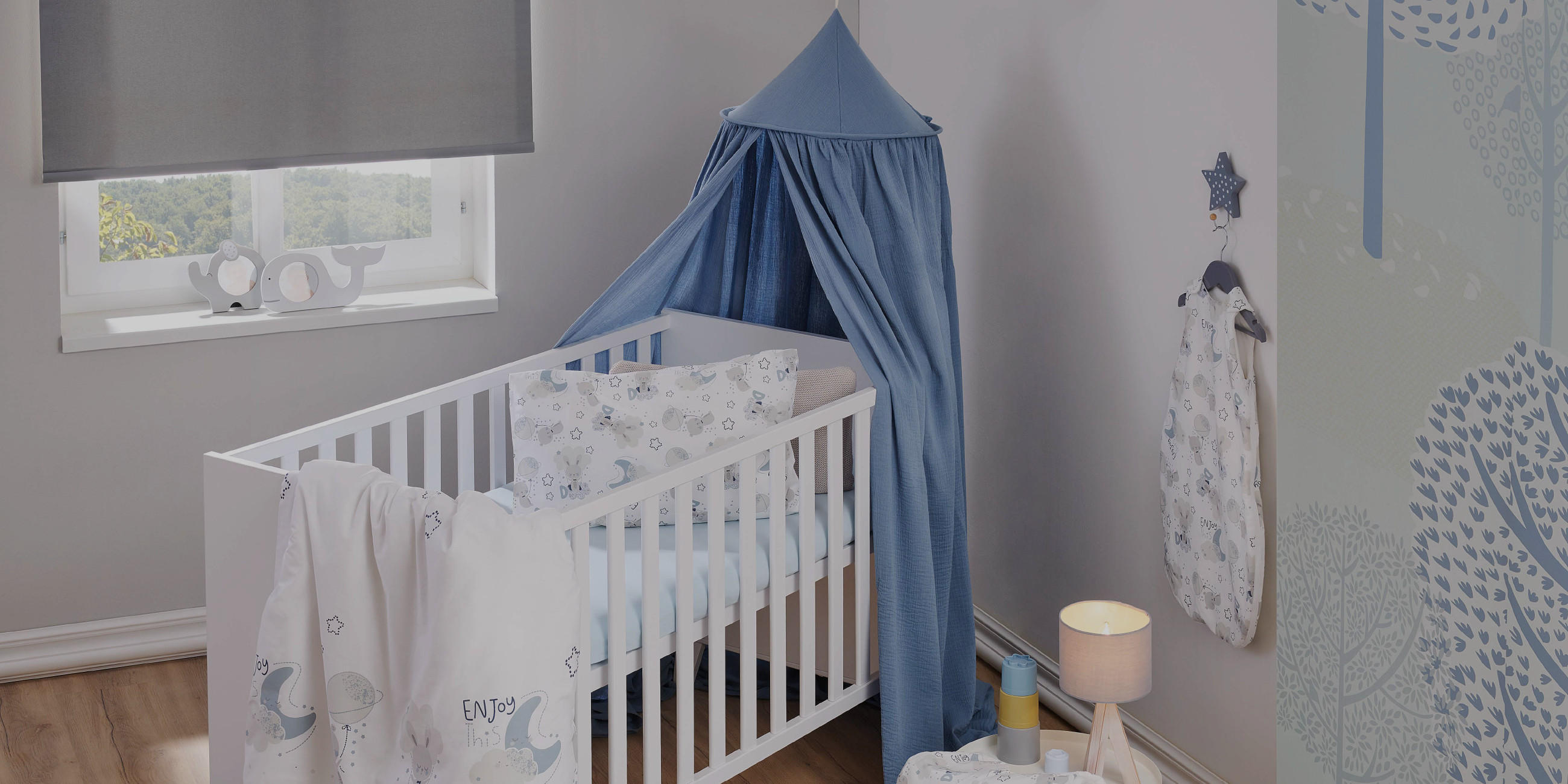 Babytextilien Timmy Blue