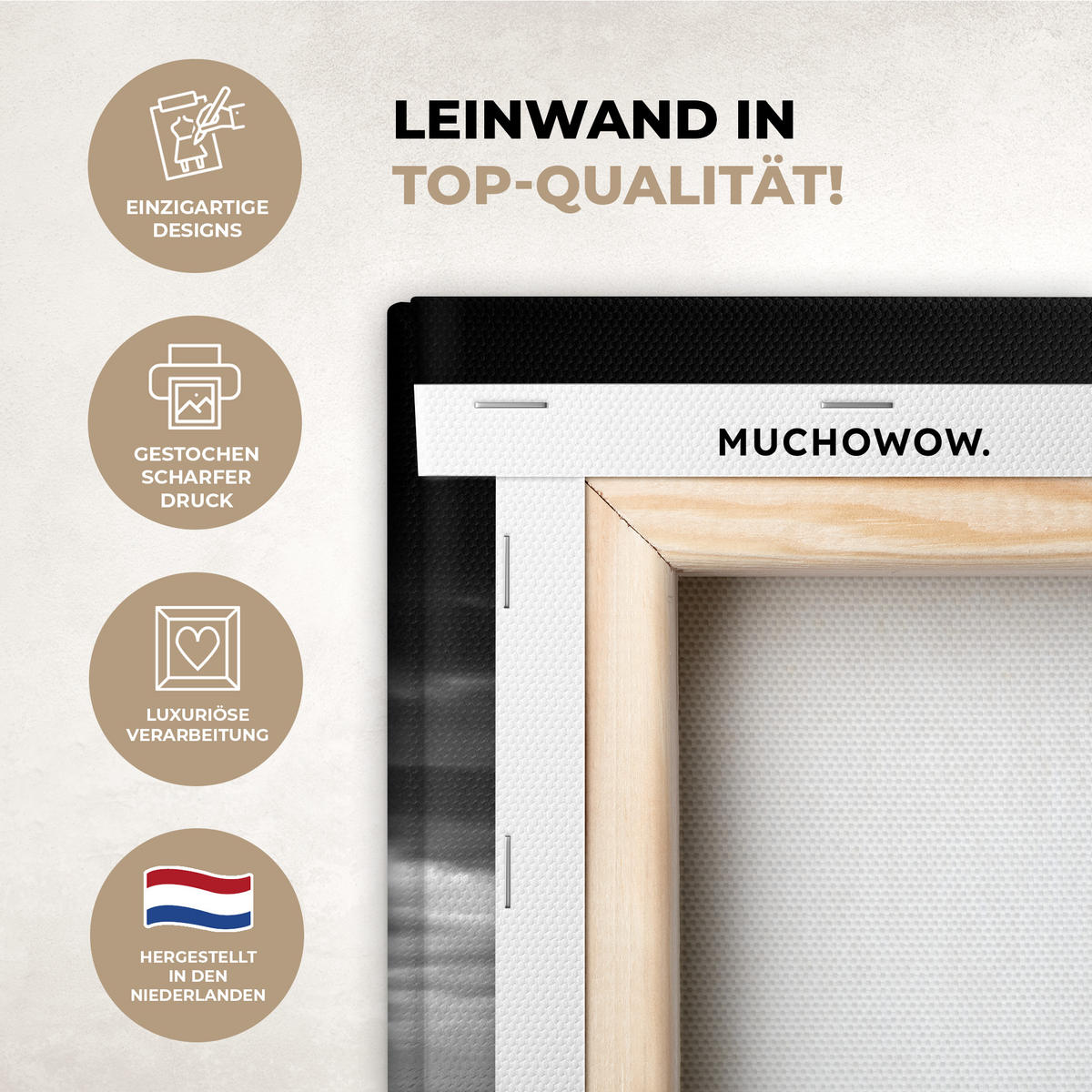 LEINWANDBILD Paris - Skyline - Eiffelturm - Stadt - Wolken Wandbild Wohnzimmer 60x80 cm - Dunkelgrau, Textil (60/80cm) - MuchoWow