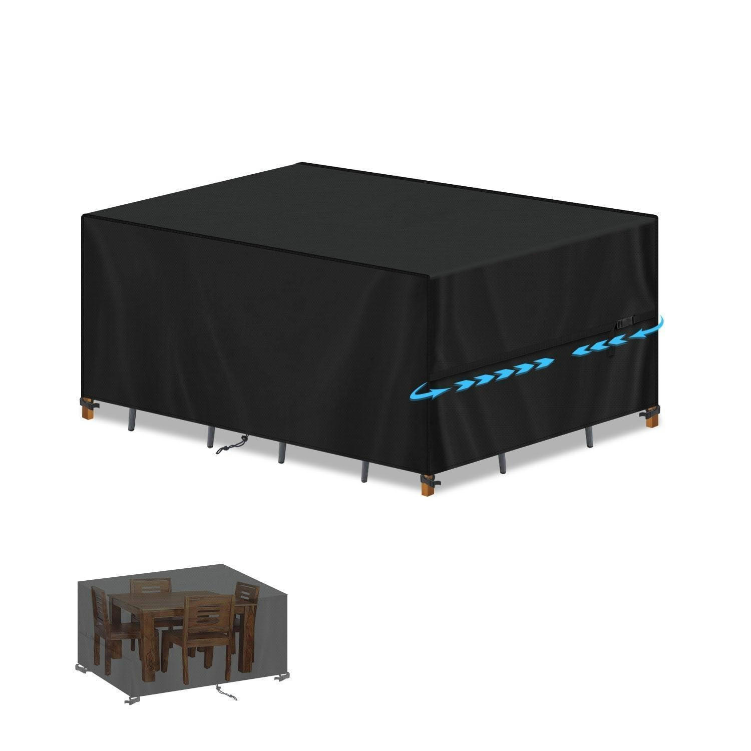 XXXLutz Abdeckhaube Schwarz 90x80x130 cm
